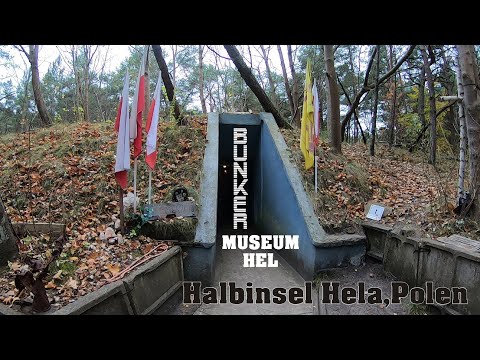 Bunkermuseum in Hel. Halbinsel Hela, Polen