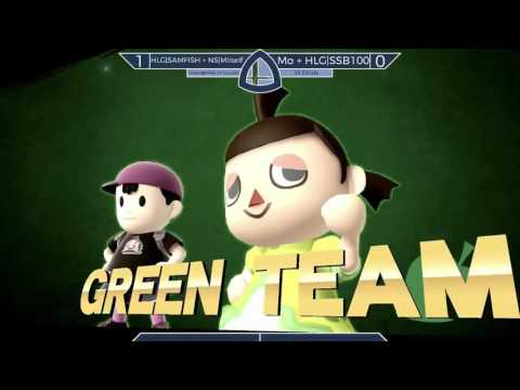 Sm4sh@Mines 37 - HLG|SAMFISH + NS|Miiself Vs. Mo + HLG|SSB100 - Doubles Winners Finals