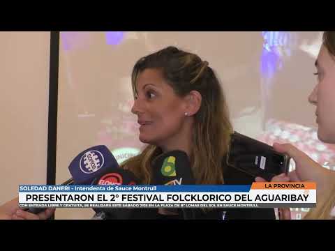 La Provincia - Presentaron el 2º festival folklorico del aguaribay en Sauce Montrull