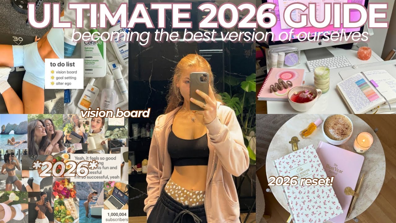2026 ULTIMATE GUIDE ~ vision board, goal setting + LOCK IN! 