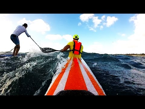 Fast Downwind Surfski Paddle - Perth Western Australia 12/01/17