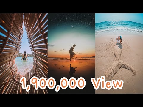 10 Creative Beach Photo Ideas. | Gopro Hero 8 and Gopro max 📷