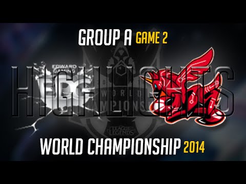 Ahq e Sports Club vs Edward Gaming Worlds Highlights Game 2 | LoL S4 World Championship AHQ vs EDG