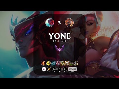 Yone Mid vs Qiyana - KR Master Patch 13.1
