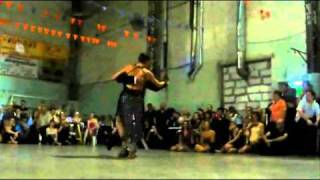 Fabian Peralta y Lorena Ermocida en La Milonga del Moran 01/04