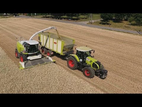 Nieuwe Claas Jaguar 960 Claas Axion 870 Kaweco GPS hakselen JCB Fendt Strautmann  Trekkerweb