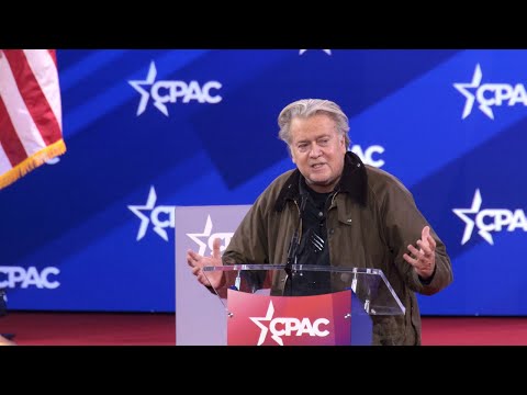 Steve Bannon replicates Elon Musk's controversial 'salute' at CPAC
