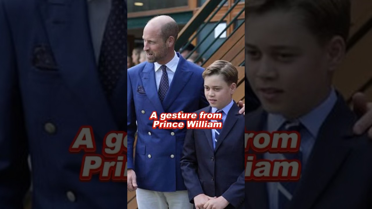 A gesture from Prince William #william #george #kate #diana #charlotte #royal #foryou