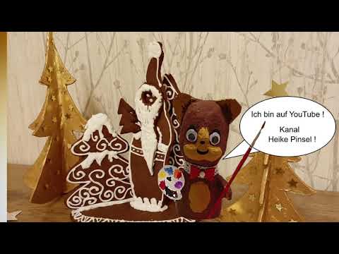 Lebkuchen Tischdekoration backen mit Pamo