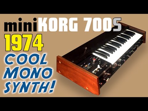 KORG MINIKORG 700S Analog Synthesizer 1974 | HD DEMO |