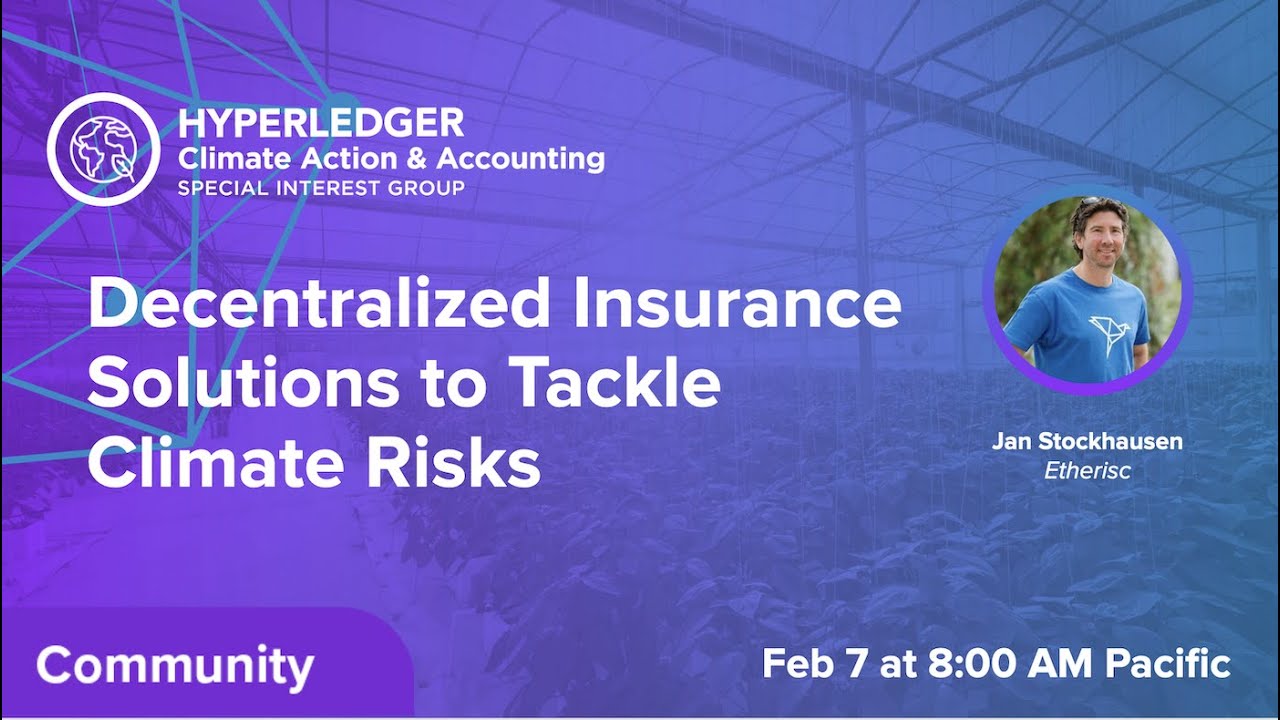 Decentralized Insurance Solutions to tackle Climate Risks