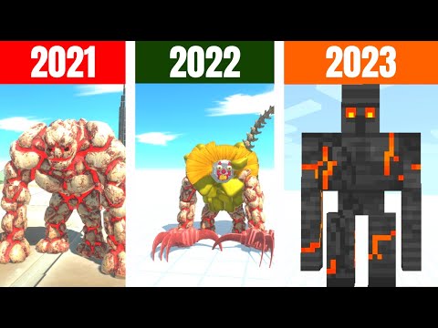 LAVA GOLEM OF EVOLUTION! 2021 - 2022 - 2023 - ANIMAL REVOLT BATTLE SIMUALTOR