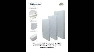 Sweet dreams with Babydreams High Density Anti-Dust Mite Foam and Babydreams Bam