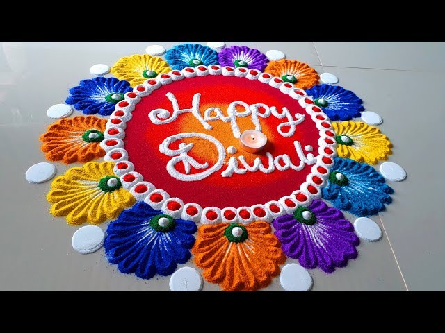 Diwali rangoli design by ashok etutor