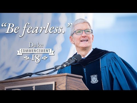 蘋果執行長庫克: "無所畏懼" | 2018 年杜克大學畢業典禮致詞 (Tim Cook: "Be Fearless" | Duke University Commencement 2018 Speech)