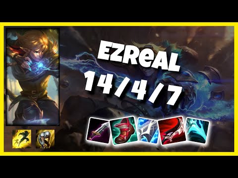 Ezreal 11.6 Gameplay Challenger Replay Bot Lane - S11 (14/4/7) - EU