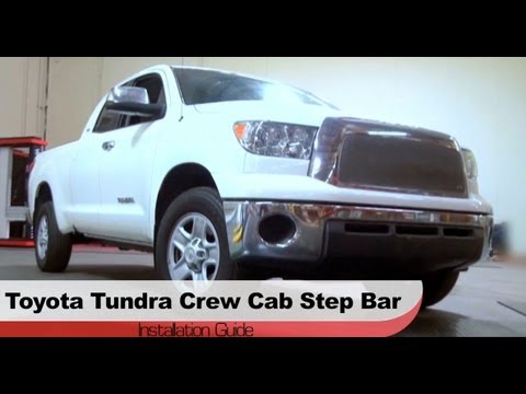 Spyder Auto Installation: 2007-13 Toyota Tundra Crew Cab Step Bars