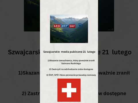 Szwajcarskie media publiczne 21 lutego