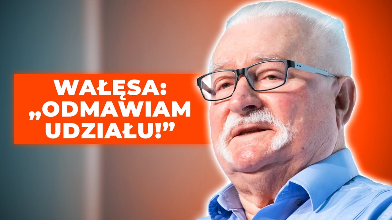 Wałęsa odrzuca zaproszenie Hołowni. "Gorszące widowisko"