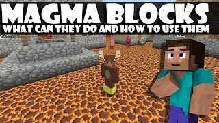 How To Use Magma Blocks In Minecraft! (TU43/CU33 Xbox/Playstation)