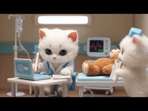 🐾 Meet Dr. Fluffy – The Cutest Doctor Ever!