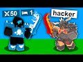 I got accused of HACKING after I did THIS in Roblox Bedwars..
