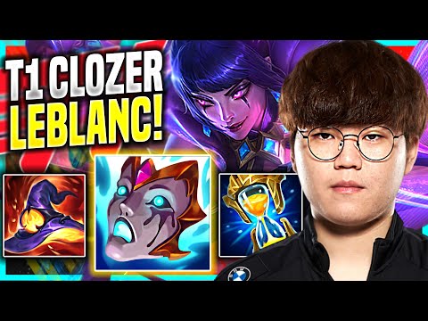 CLOZER DESTROYING WITH LEBLANC VS ZED! - T1 Clozer Plays LeBlanc Mid vs Zed! | Preseason 11