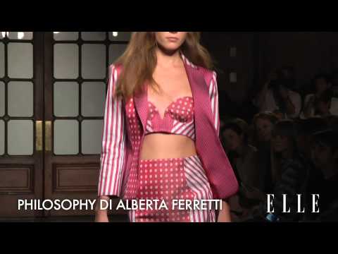 Filosofia de Alberta Ferretti 2013 SS Runway Show New York Fashion Week ELLE TV