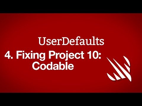 Fixing Project 10: Codable