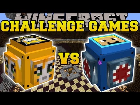 Minecraft: STAMPYLONGHEAD VS IBALLISTICSQUID CHALLENGE GAMES - Lucky Block Mod - Modded Mini-Game