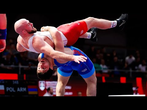 Ezidi Champion Malkhas Amoyan | Full 2025 European Greco-Roman Wrestling Final (77kg)