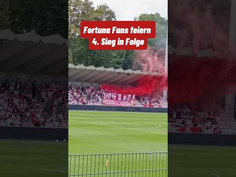 Fortuna Fans zelebrieren Auswärtssieg I 1. FC Köln 2 vs Fortuna Köln I 18.08.24