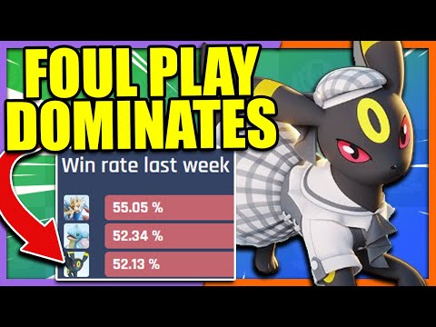 Confirmed OP!! FOUL PLAY UMBREON has the Second HIGHEST WIN RATE | Pokemon Unite