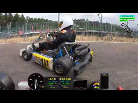 First time driving a 2-shifter kart (DD2 Rotax Max) - Outdoor Karting Genk (BE) - 2019/07/13 Stint#2