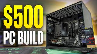 CLEAN $500 Budget Gaming PC Build Guide - NO RGB!