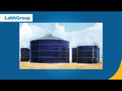 Water Glass Fused Steel Tank - GFS Tank, For Industrial