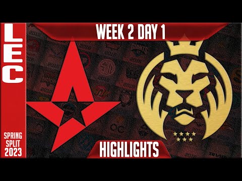 AST vs MAD Highlights | LEC Spring 2023 W2D1 | Astralis vs MAD Lions