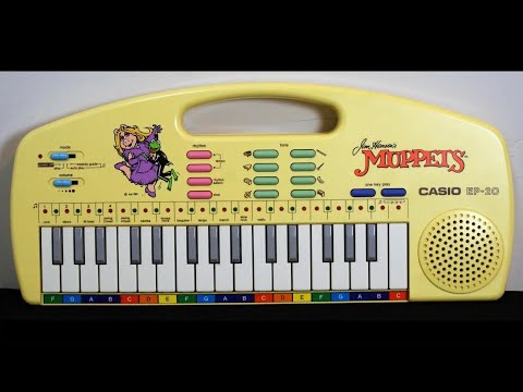 Casio EP-20 Muppet Keyboard 1987 - 1988 - Yellow image 8