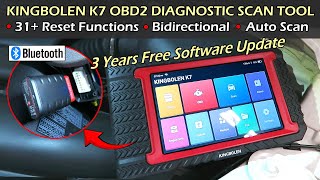 Review KINGBOLEN K7 OBD2 Scan Tool - Free Lifetime Software Update
