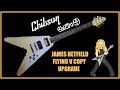 Chibson James Hetfield Electra Flying V Copy Upgrade No Talking