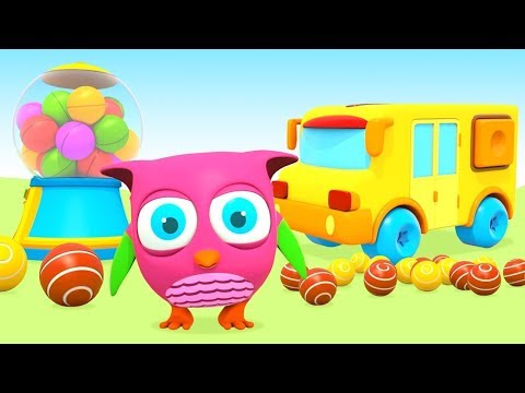 Voiceovers YouTube video thumbnail - Cartoni animati per bambini. Giochi educativi con Gufetto Hop Hop. Tutti gli episodi in italiano