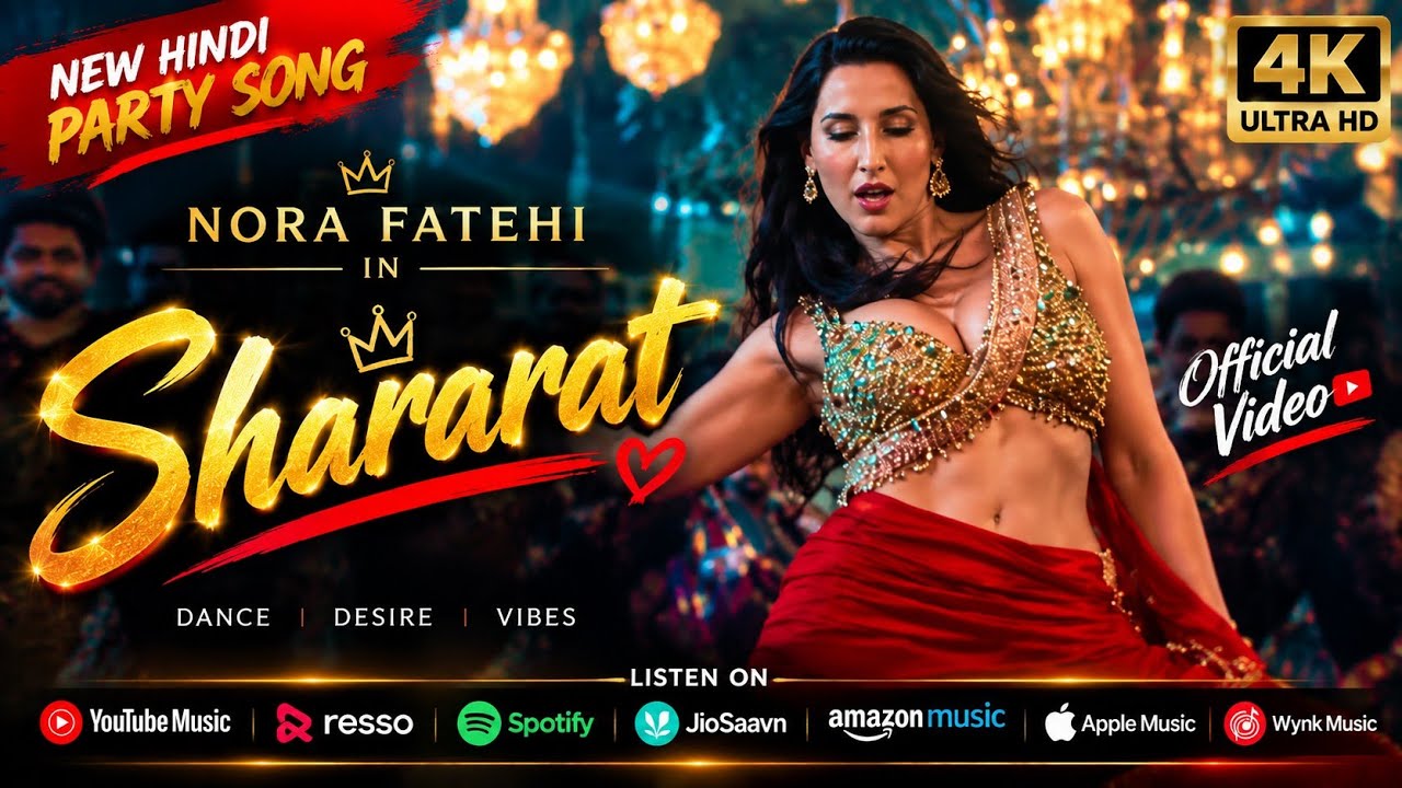 SHARARAT | Nora Fatehi | New Hindi Bollywood Item Song 2026 | | New Hindi Song by BmB Music — Official Music Video