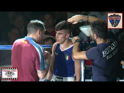 Creaboxe      Italia - Francia .....  A.BENCHI  vs  F.BARBATO