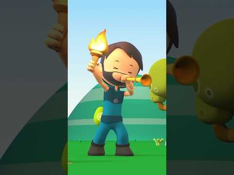 Gedeón confió en quien lo guiaba y logró conquistar 🙌🏼 #pequeñoshéroes #kids #shorts