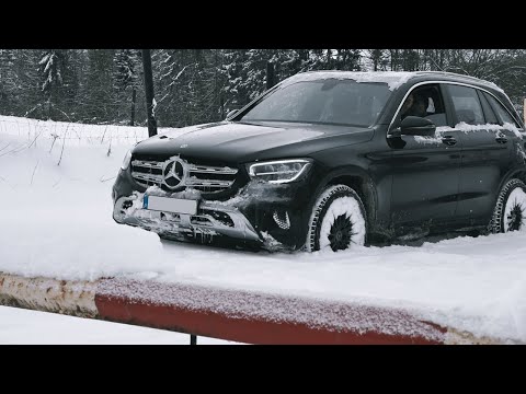 Mercedes GLC 400d 4Matic - 4x4 Allrad-Test im Tiefschnee