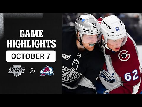 HIGHLIGHTS: Colorado Avalanche vs Los Angeles Kings | 10.07.25