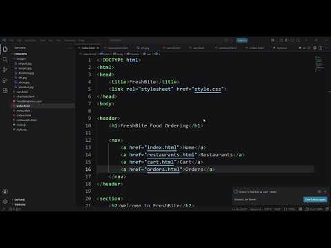 Task Demo - DAS003079 - FreshBite - Online Food Ordering
