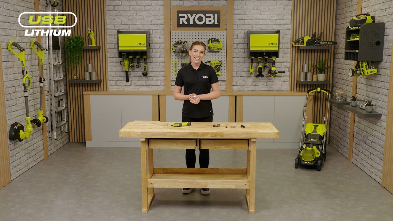 Ryobi Rc43p Ryobi USB Lithium Power Carver 4V RPC4-120G 2.0Ah Kit