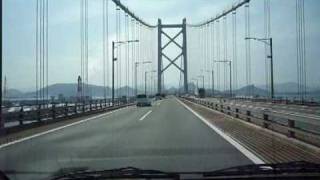 preview picture of video '瀬戸大橋～豊浜SA (6倍速) Seto bridge'