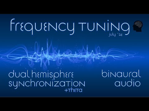 Hemi Sync plus Theta & Schumann - Flow state Binaural & Isochronic Beats - Frequency Tuning
